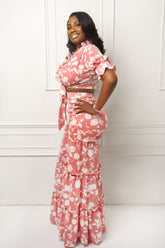 Pink Floral Set